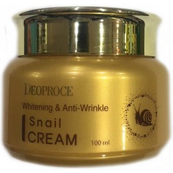 Фото Deoproce Whitening & Anti-Wrinkle Snail Cream - Крем для лица с экстрактом улитки, 100 мл