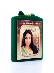 Фото Aasha Herbals - Краска аюрведическая для волос, Горький шоколад, 100 мл