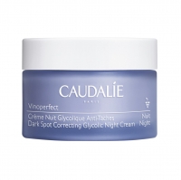 Caudalie Dark Spot Correcting Glycolic Night Cream - Ночной крем с гликолевой кислотой, выравнивающий тон кожи, 50 мл acure крем для лица ночной гликолевая кислота и корень единорога resurfacing