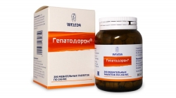 Фото Weleda Hepatodoron - Натуральный гепатодорон в жевательных таблетках, 200 шт