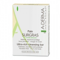 A-Derma Ultra-Rich Cleansing Bar - Ультраобогащенное косметическое мыло твердое, 100 г - фото 1