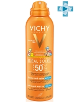 Vichy - Детский спрей-вуаль анти-песок SPF50+ для лица и тела, 200 мл логопедические раскраски звук с ц з