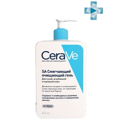 Фото CeraVe - Смягчающий очищающий гель для сухой, огрубевшей и неровной кожи SA, 473 мл