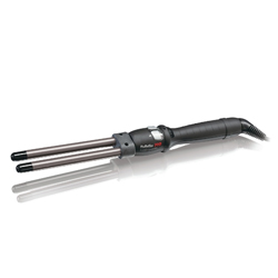 Фото BaByliss Pro Twin Barrel Titanium Tourmaline BAB2282TTE - Плойка для волос двойная, 13 мм, 55 Вт, титан+турмалин