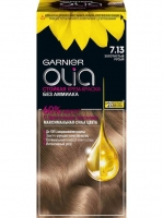 Garnier Olia - Стойкая крем-краска для волос 7.13 Золотистый русый, 112 мл