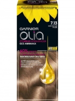 Фото Garnier Olia - Стойкая крем-краска для волос 7.13 Золотистый русый, 112 мл