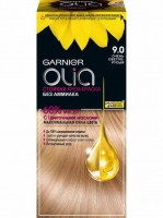 Garnier Olia - Стойкая крем-краска для волос 9.0 Очень светло-русый , 112 мл - фото 1