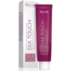 Фото Ollin Silk Touch - Безаммиачный стойкий краситель для волос, тон 3.0 темный шатен, 60 мл.