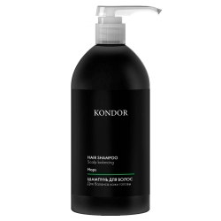 Фото Kondor Hair and Body Hair Soap Tar - Шампунь для мужчин себорегулирующий шампунь с экстрактом хмеля, 750 мл