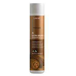 Фото Lakme Teknia Ultra brown shampoo - Шампунь для поддержания оттенка окрашенных волос "Коричневый" 300 мл