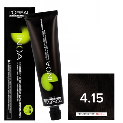 Фото L'Oreal Professionnel Inoa - Краска для волос Иноа 4.15 Шатен пепельный красное дерево 60 мл