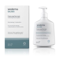 Фото Sesderma Salises Foamy Soap-Free Cream - Пенящийся крем для умывания, 300 мл
