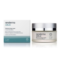 Sesderma Azelac Moisturizing Facial Cream - Увлажняющий крем для сухой кожи, склонной к акне, 50 мл гель очищающий для микробиома кожи pharmlevel niacin 150 мл