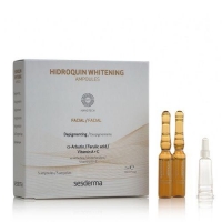 Sesderma Hidroquin Whitening Facial Ampoules - Депигментирующее средство в ампулах, 5 шт по 2 мл - фото 1