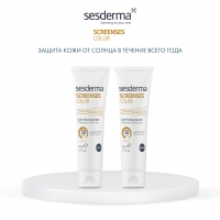 

Sesderma Screenses Color Fluid Sunscreen Light SPF 50 - Солнцезащитное тональное средство, светлый тон, 50 мл