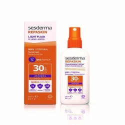 Фото Sesderma Repaskin Body Spray Fotoprotector SPF 30 - Солнцезащитный прозрачный спрей, 200 мл