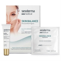 SESMEDICAL Skin balance personal peel program – Программа персональная для восстановления баланса кожи, склонной к акне (салфетка-эксфолиант, крем запечатывающий), уп. (4 салф. + 15 мл)