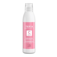 Tefia Color Creats - Крем окисляющий с глицерином и альфа-бисабололом 9% vol. 30, 120 мл tefia т 9 85 тонер розовый жемчуг color creats 60 мл