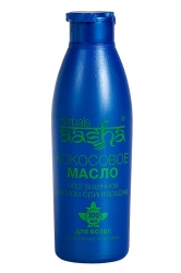 Фото Aasha Herbals - Масло для волос кокосовое с брингараджем, 100 мл