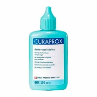 Curaprox - Гель для ежедневного ухода за зубными протезами, 60 мл curaprox жидкость для еженедельного ухода за зубными протезами curadent weekly 100 мл