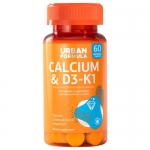 Фото Urban Formula Calcium & D3 - K1 - Биологически активная добавка к пище Кальций D3, 60 капсул