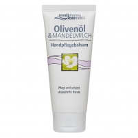 Фото Medipharma Cosmetics Olivenol - Бальзам для рук с миндальным маслом, 100 мл