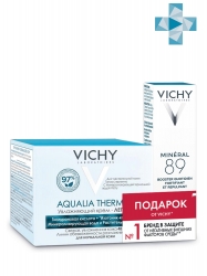 Фото Vichy - Набор (Aqualia Thermal Легкий крем для нормальной кожи, 50 мл + Ежедневный гель-сыворотка для Mineral 89, 10 мл), 1 шт