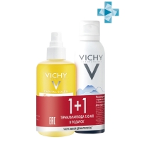 Vichy - Набор (солнцезащитный двухфазный спрей SPF50, 200 мл + термальная вода 150 мл)