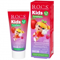 Фото R.O.C.S. Kids - Зубная паста, Малина и клубника, 45 гр.