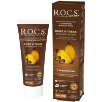 Фото R.O.C.S. - Зубная паста, Кофе и табак, 74 гр.