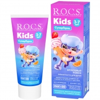 Фото R.O.C.S. - Зубная паста, фруктовый рожок без фтора, 45 гр