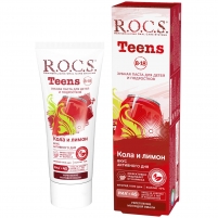 Фото R.O.C.S. Teens - Зубная паста, Кола и Лимон, 74 гр.