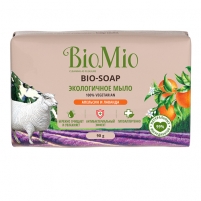 Фото BioMio - Туалетное мыло "Апельсин, лаванда и мята", 90 г