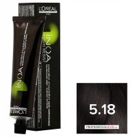 

L'Oreal Professionnel Inoa - Краска для волос 5.18, Светлый шатен пепельный мокка, 60 г