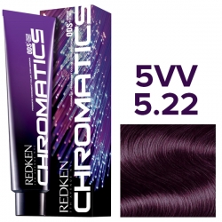 Фото Redken Chromatics - Краска для волос без аммиака, 5.22/5VV Глубокий Фиолетовый, 60 мл