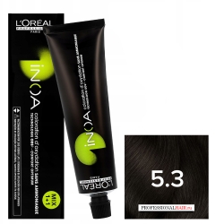 L'Oreal Professionnel Inoa - Краска для волос Иноа 5.3 Светлый шатен золотистый 60 мл фото Фото L'Oreal Professionnel Inoa - Краска для волос Иноа 5.3 Светлый шатен золотистый 60 мл