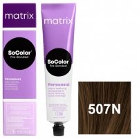 Фото Matrix SoColor Pre-Bonded - Перманентный краситель, 507N блондин 100% покрытие седины - 507.0, 90 мл