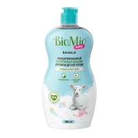 BioMio - Экологичный бальзам для мытья детской посуды «Ромашка и иланг-иланг» 0+, 450 мл ушастый нянь средство для мытья посуды ромашка 500 0