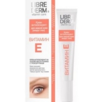 Librederm - Крем-антиоксидант для нежной кожи вокруг глаз с витамином Е, 20 мл. фп лепестки увлажняющие для нежной кожи под глазами 8 шт