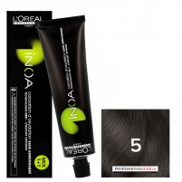 Фото L'Oreal Professionnel - Краска для волос Иноа 5 Светлый шатен, 60 мл