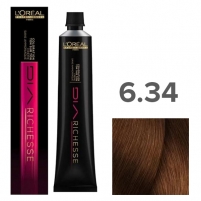 Фото L'Oreal Professionnel Diarichesse - Краска для волос Диаришесс 6.34 Медовый коричневый 50 мл