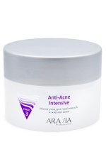 Aravia Professional Anti-Acne Intensive - Маска-уход для проблемной и жирной кожи, 150 мл пропеллер маска от прыщей салициловая био салицилат вулканическая глина 40 мл