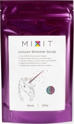Фото Mixit - Сияющий антицеллюлитный сухой скраб для тела, 250 гр