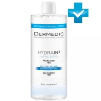 Dermedic Hydrain3 -  Мицеллярная вода H2O, 500 мл