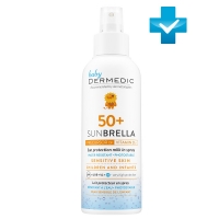 Dermedic Sunbrella - Защитное молочко-спрей для детей SPF 50, 150 мл тизин пантенол спрей наз доз для детей 0 05 мг 5 мг доза фл 10 мл 1 шт