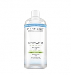 Фото Dermedic Normacne -  Мицеллярная вода H2O для жирной кожи, 500 мл