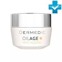 Dermedic Oilage -  Дневной питательный крем для восстановления упругости кожи, 50 г dermedic дневной защитный осветляющий крем melumin spf 50 50 мл