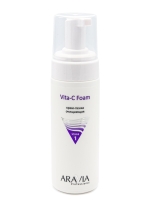 Aravia Professional Vita-C Foaming - Крем-пенка очищающая, 160 мл пенка helia d professional budapest очищающая для снятия макияжа 200 мл