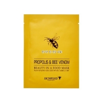 

Skinfood Beauty in a Food Mask Sheet Propolis Bee Venom - Маска для лица тканевая с прополисом, 18 мл