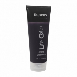 Фото Kapous Life Color - Бальзам оттеночный для волос Темный баклажан 200 мл